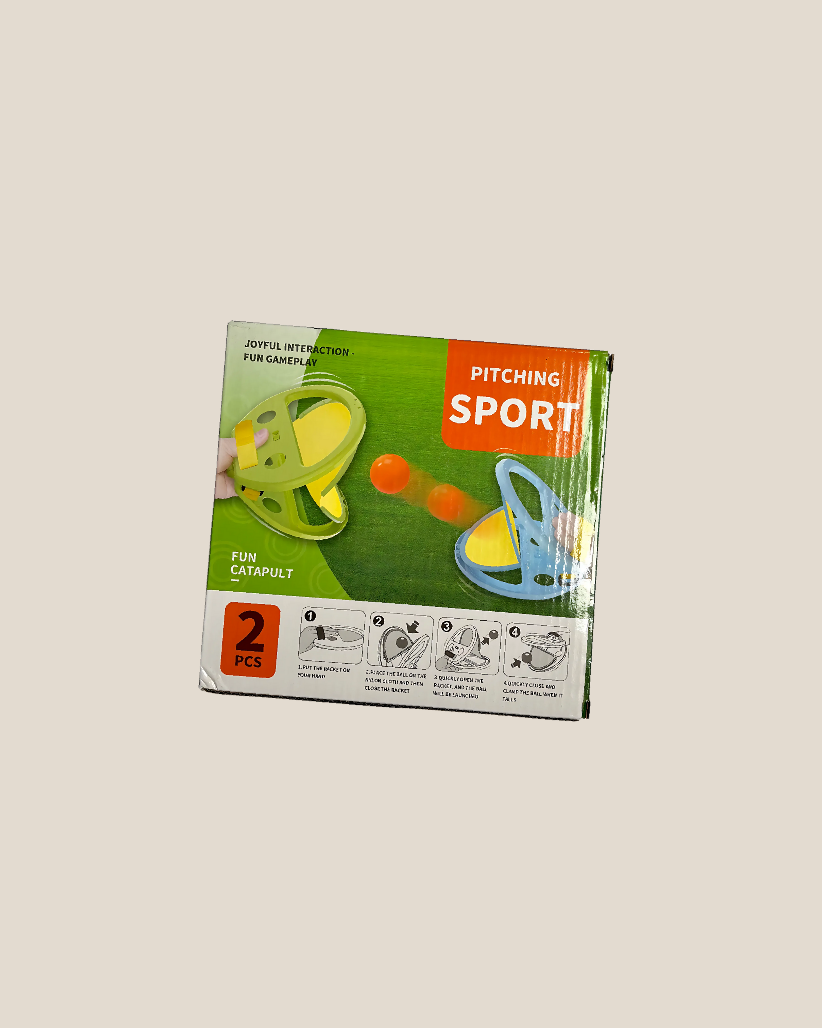 Kids Ball Pitching Catapult Game - Fun Sports Toy Set (3+)